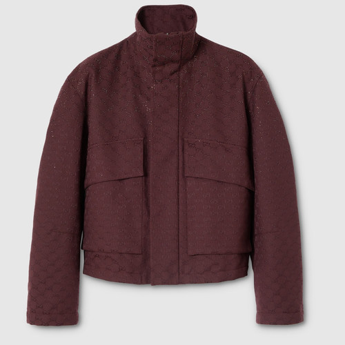 Gucci canvas padded jacket - gucci,