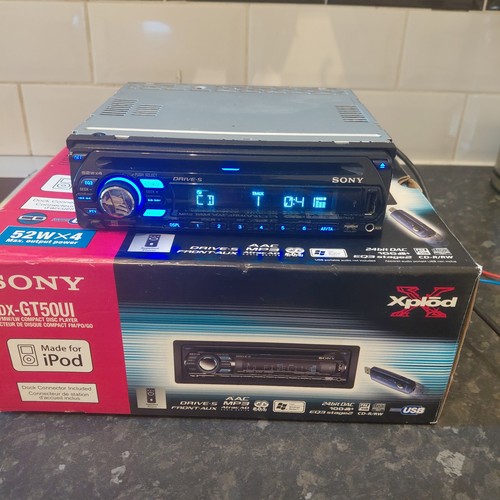 Sony plod cdx gt50ui - x-plod, cdx-gt50ui