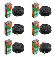 6 DURO 20" x 1.75"/2.125" Bicycle THORN PROOF Inner Tube 33mm Schrader Valve