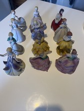Franklin Mint Porcelain Figurines the Flower Maidens of the Year