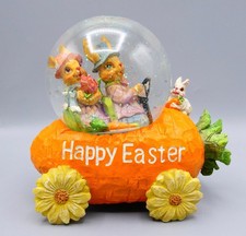 Easter Bunny Snow Globe