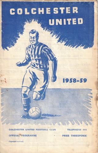 Colchester bath city 1958 59 - colchester,