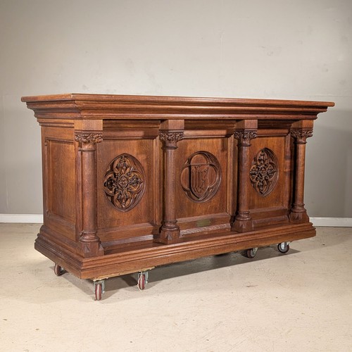 Antique french gothic oak - antique,