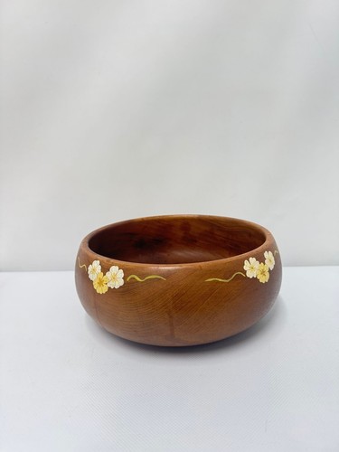 Vintage hand painted - painted, wooden