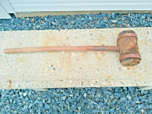 Large antique wood wrought - antique, &