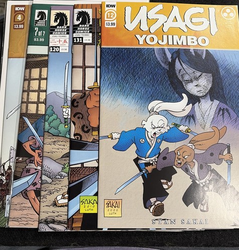 Usagi yojimbo comic lot 5 - usagi, of