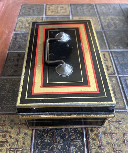 Vintage metal petty cash - vintage,