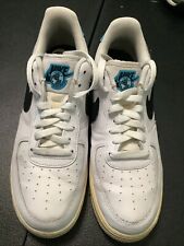 Nike Air Force 1  Sneakers  Nice Condition  Size 9.5 White/Blue Fury CK7648-100