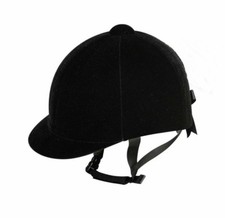 Classic Riding Cap With Black