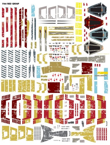 Star wars decals 144 - star, bandai