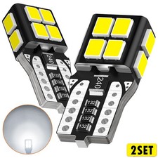 2Set 194 LED Light Bulbs White