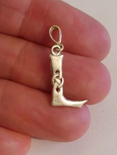 925 Silver Initial 'L' Small Pendant 0.9g