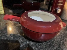 1970s Vintage Cast Iron Red