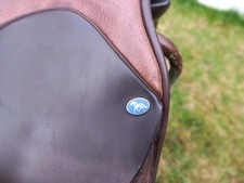 Brown Balance Saddle John Hamilton  Memory Foam Prestige Condition D Seat 18"