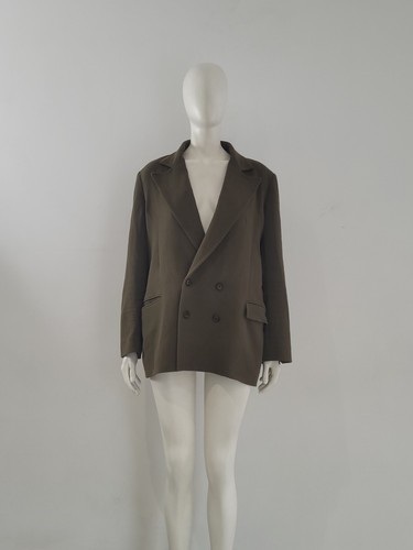 Roland mouret khaki blazer - khaki,