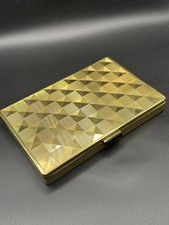 Vintage Vanity Case Large mirror, powder compact, lipstick holder folding comb 