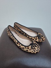 Womens Flat Leopard Skin