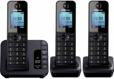 Panasonic KX-TGH220E Triple Trio Cordless Phone with Answering Machine