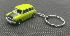 1:76 DIECAST MODEL CARS, mr bean mini Cooper KEYRINGS. GREAT GIFTS.