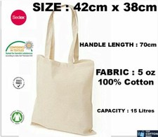 50 x Cotton shopping Plain