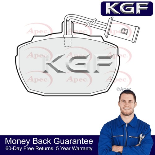 Kgf front brake pads set - kgf, fits