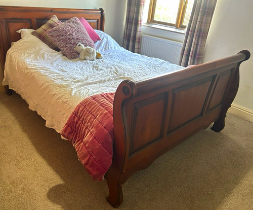 Kingsize solid oak wood - solid,