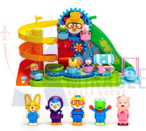 Pororo amusement park play set - play,