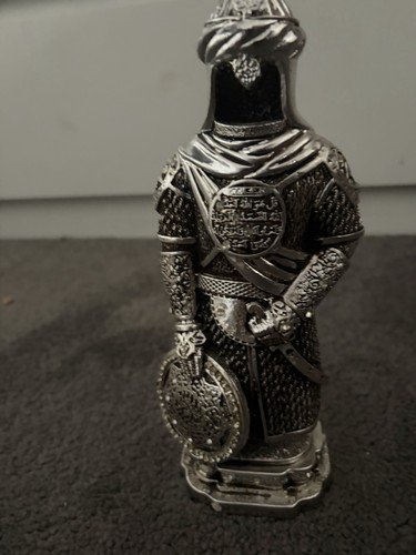 Rare silver knight statue