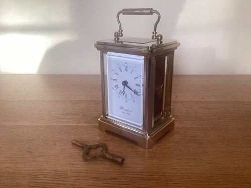 Woodford brass eight day - brass,