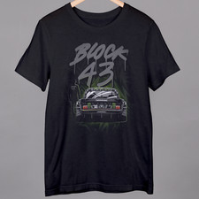 Block 43 Car TShirt Black Logo