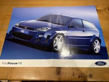 Ford Focus RS poster RALLYE SPORT Markko Martin (not McRae) 60x42 cm WRC 
