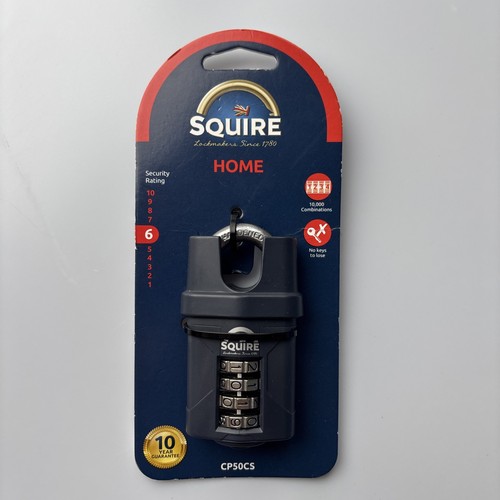 Squire cp50cs closed shackle - closed,