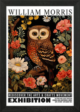 William Morris Owl Floral