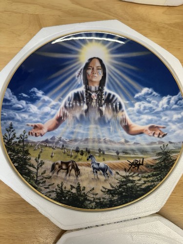 Sun maiden collectors plate - 'sun,
