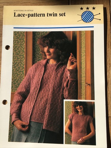 Knitting pattern ladies twin - pattern,