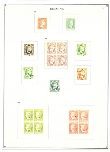 Spain fournier forgery - spain, forgery-affixed