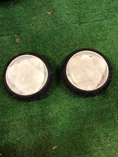 Toro 600 Series Petrol Lawnmower Pair Of Front Wheels.