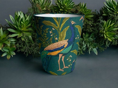 Peacock teal waste paper - peacock,