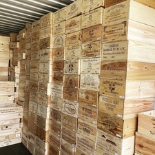 4x 12 bottle size - Wooden Wine Box Crates - Storage