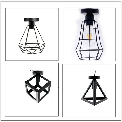 Vintage cage flush - vintage, mount