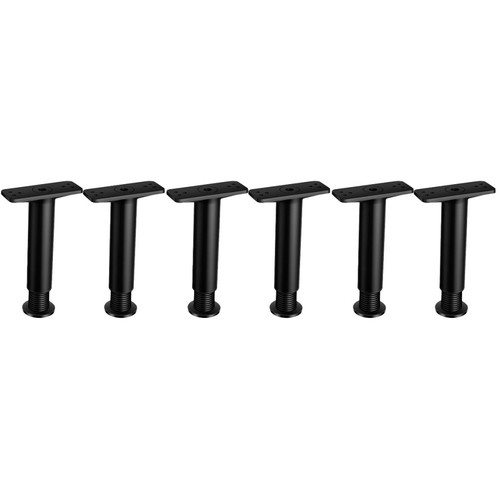 6pcs black bed frame - bed,