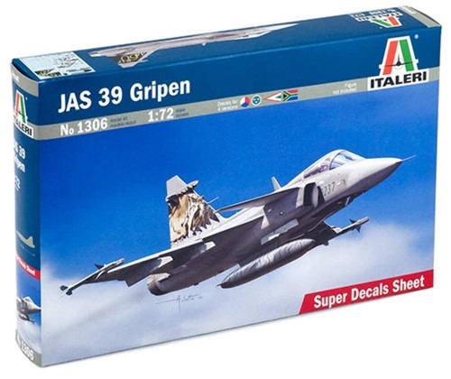 Italeri 1306 saab jas 39a - italeri, 1:72