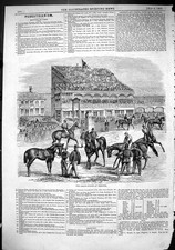 Old Print 1866 Grand Stand
