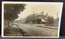 c 1910 Birmingham RP postcard HALL GREEN The Market Place, Shop, Window Cleaner