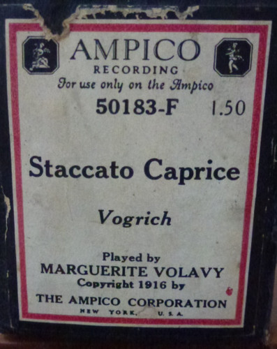 Ampico reproducing roll - ampico,