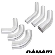 Universal brushed alloy elbow - alloy,