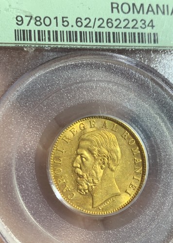 1890 romania lei gold - 20,
