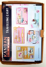 Kanban Travelling Light Complete Collection. Toppers/Sentiments/Card/Envelopes