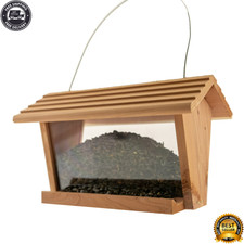 Wooden Hopper Bird Feeder 3lb