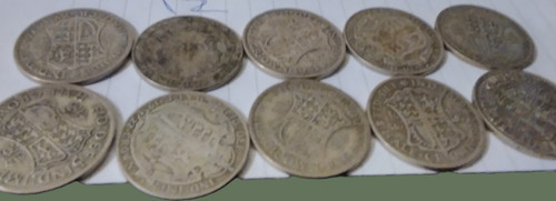 Pre 1947 silver half - silver,
